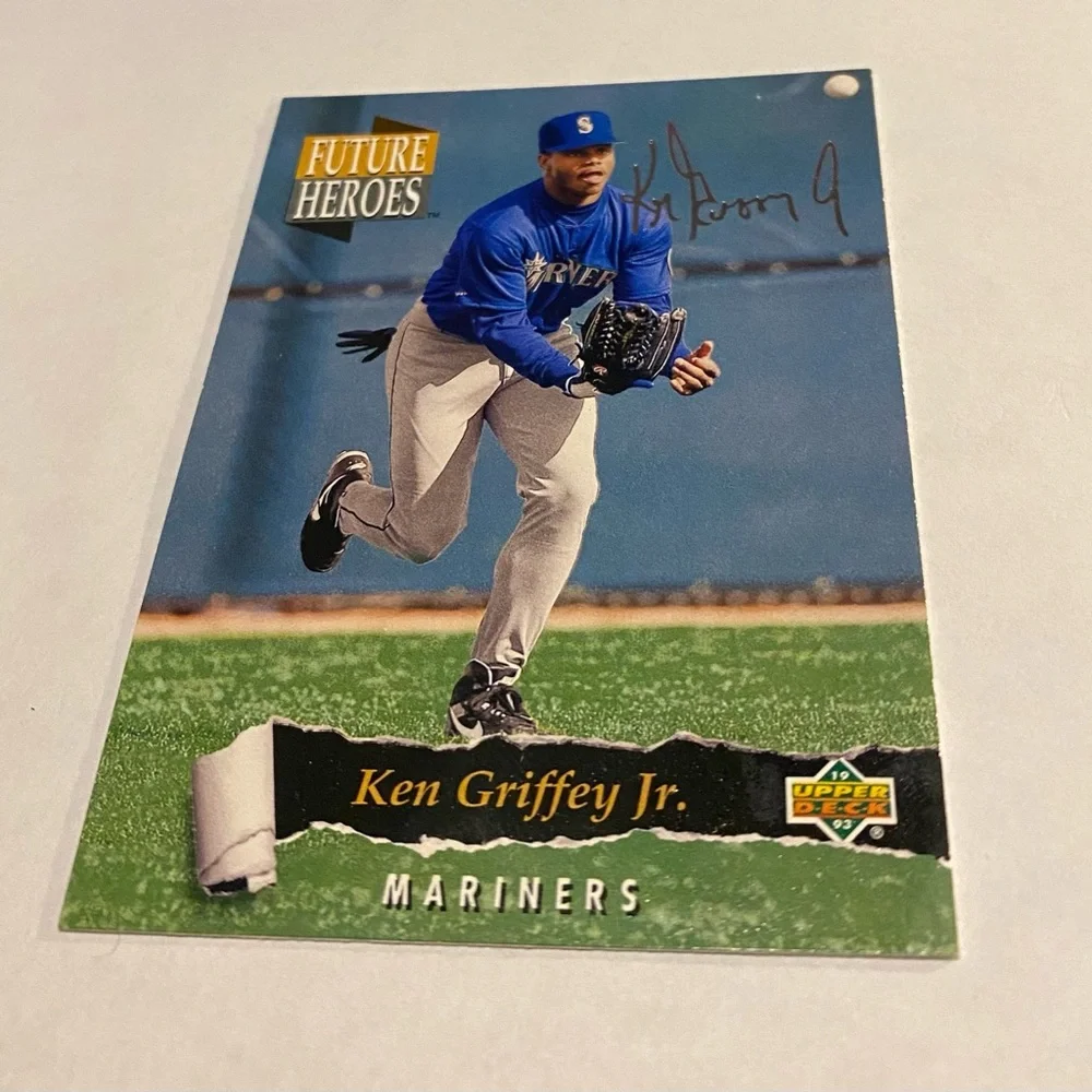 Ken Griffey Jr 1993 Future Heroes Insert Upper Deck Baseball Card Vintage